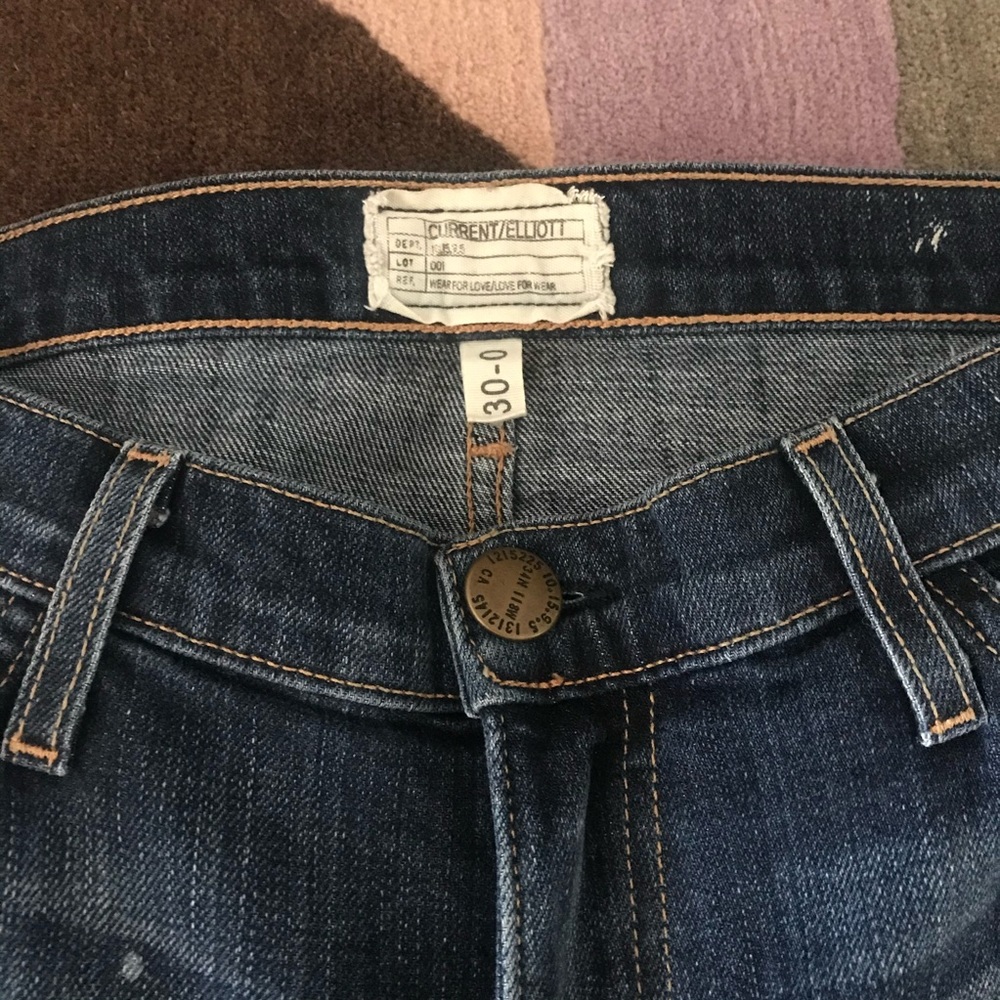 Current/Elliott The Uneven Cut Skinny Jean - Picture 4 of 14
